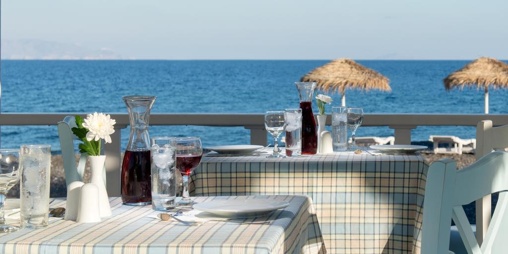 Sea Side Beach Hotel Kamari  Bagian luar foto