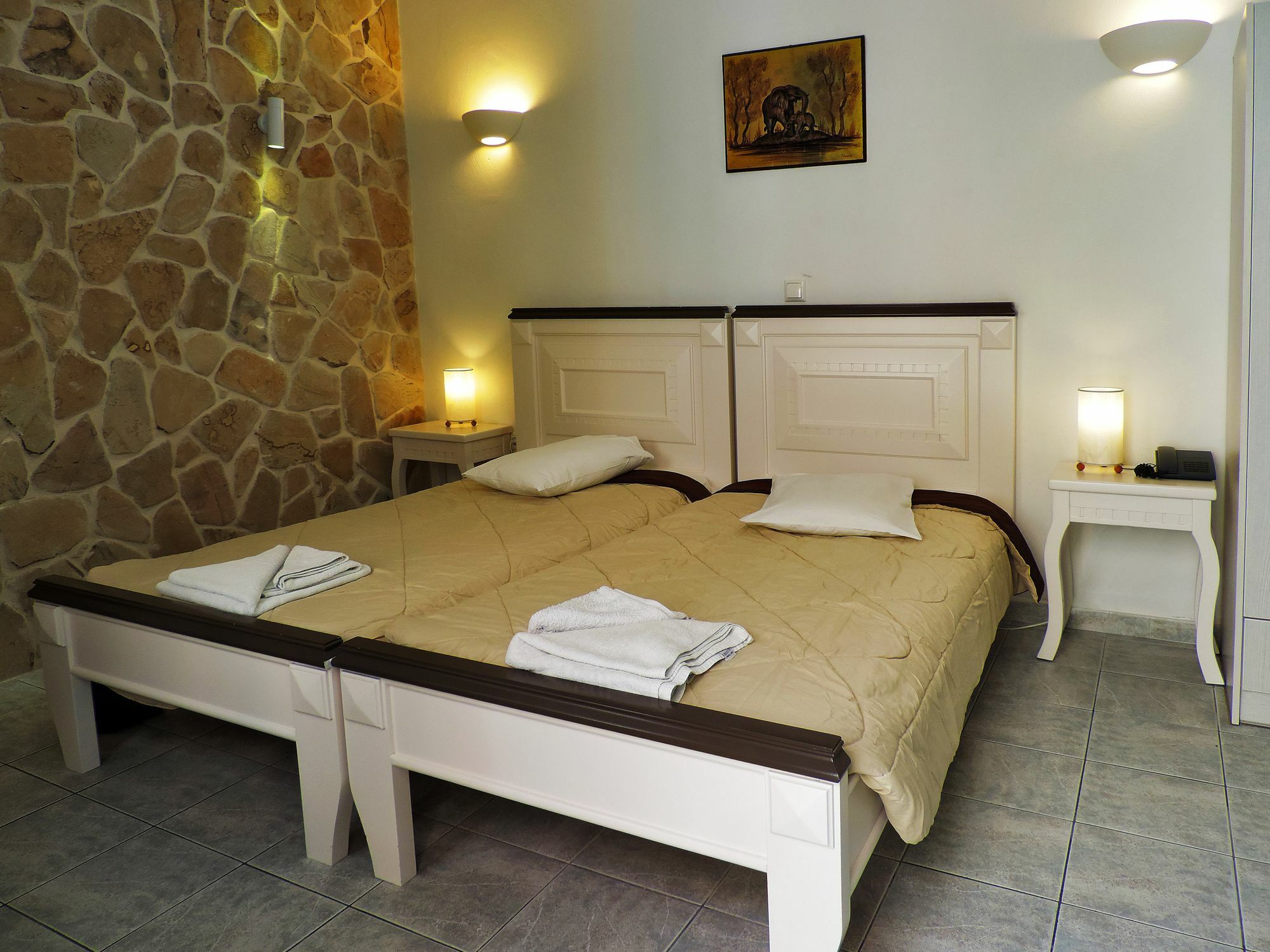 Sea Side Beach Hotel Kamari  Bagian luar foto